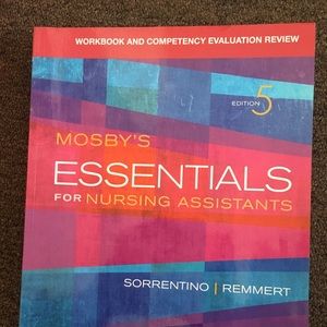 Mosby’s Essentials - CNA textbook